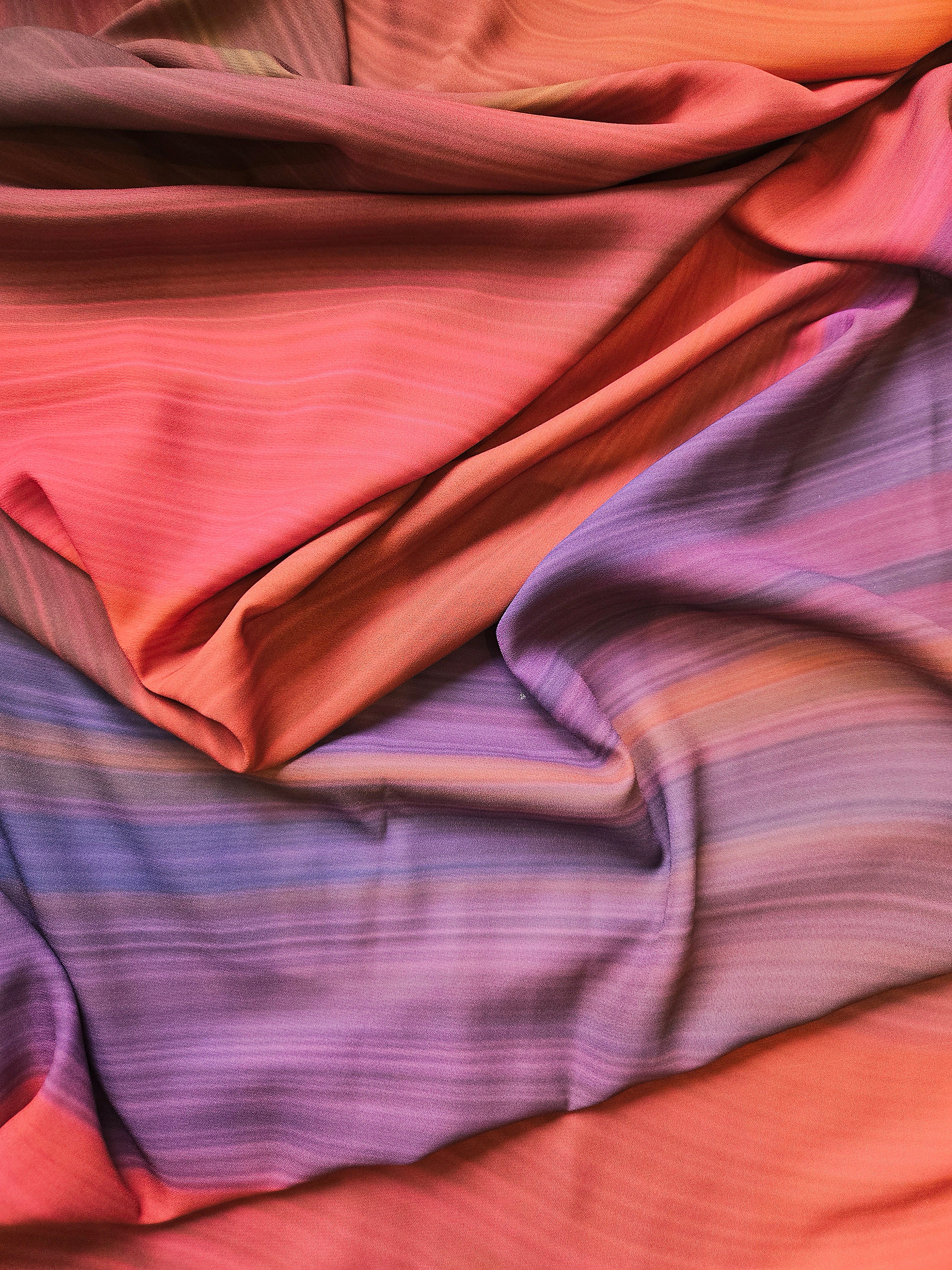 Celestial Bay - Premium Korean Chiffon Printed Scarf
