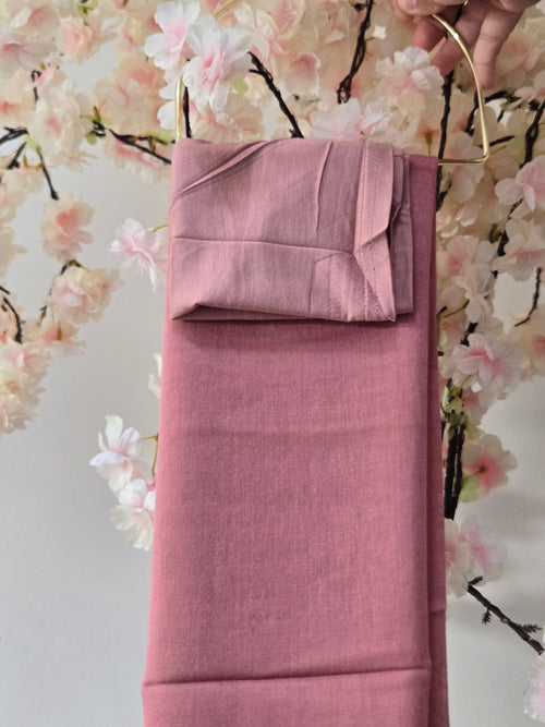 Bamboo Modal Hijab & Cap Set 2 Piece Concepta Haya Original Modal Scarf Double Stitched Breathable Soft