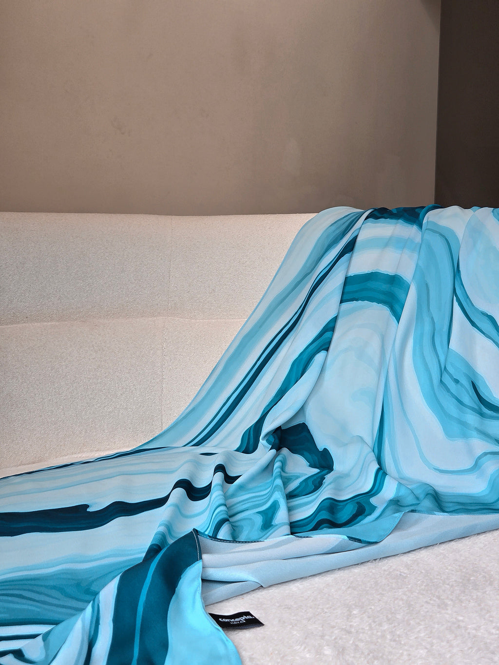 Noor Bloom - Premium Korean Chiffon Printed Scarf