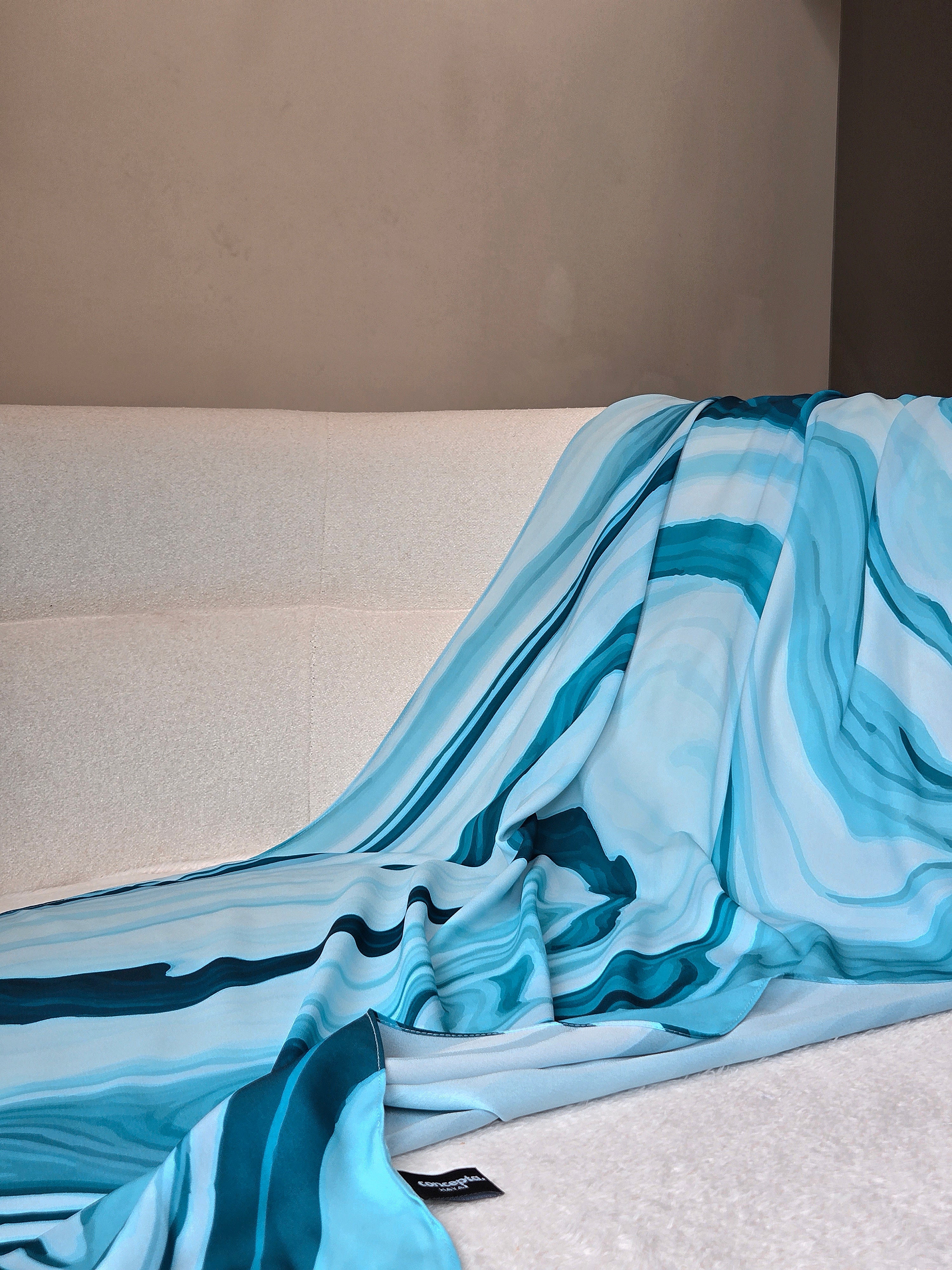 Noor Bloom - Premium Korean Chiffon Printed Scarf