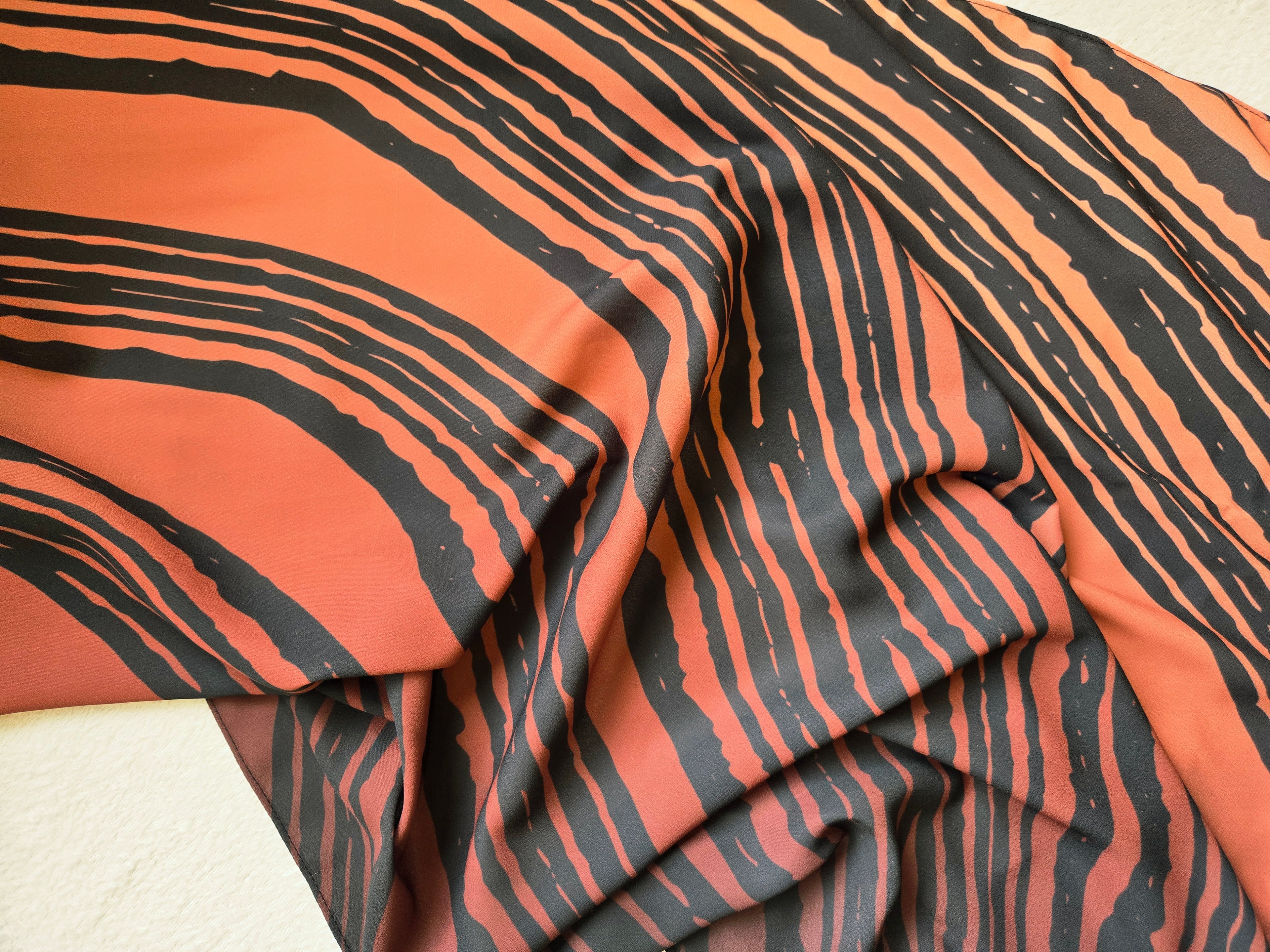 Sun Kissed Clay - Premium Korean Chiffon Printed Scarf