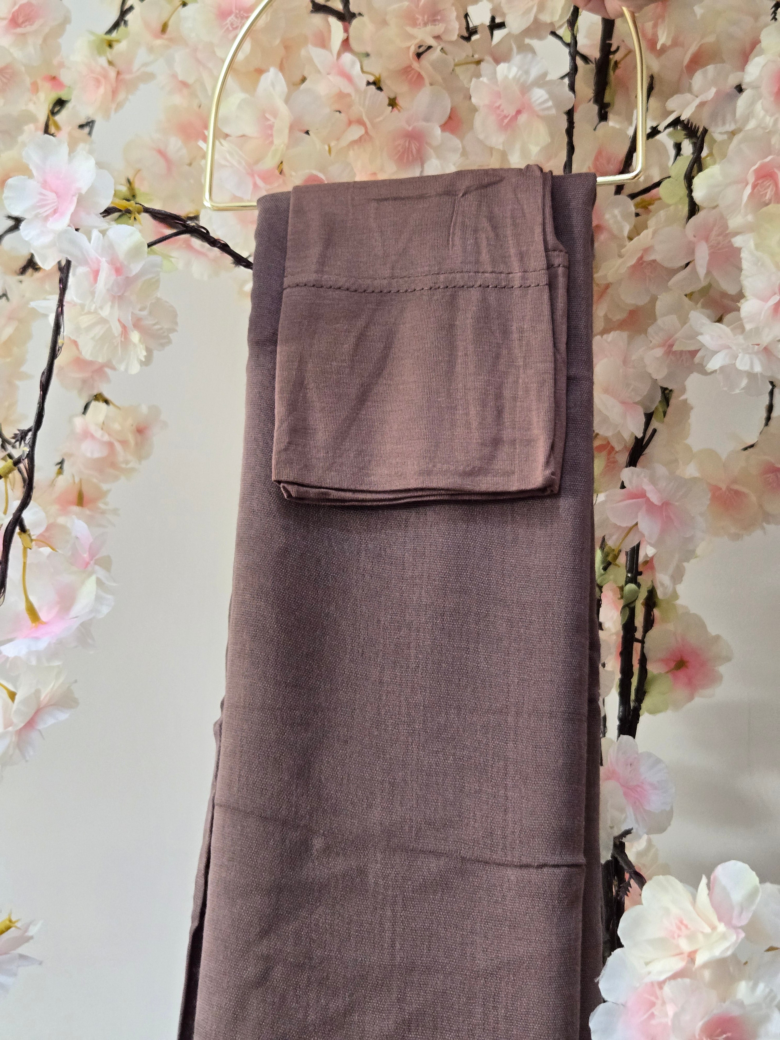 Bamboo Modal Hijab & Cap Set 2 Piece Concepta Haya Original Modal Scarf Double Stitched Breathable Soft
