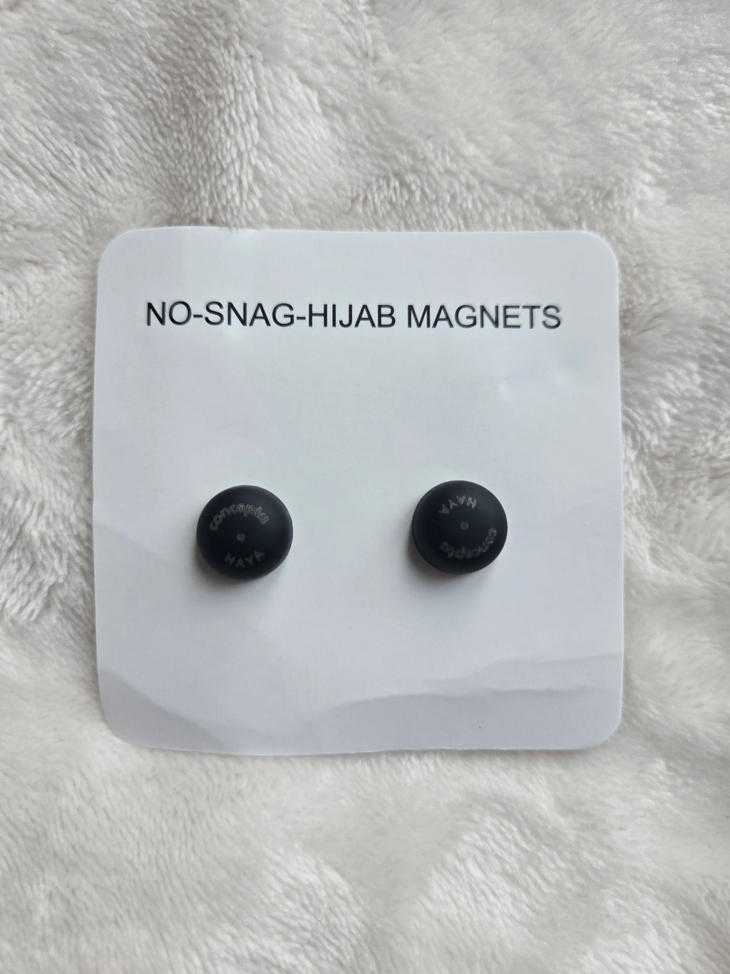 Non-Snag Hijab Magnets Solid Colours Branded & Palestine Keffiyeh  – Pack of 2 Pairs | Strong & Rounded