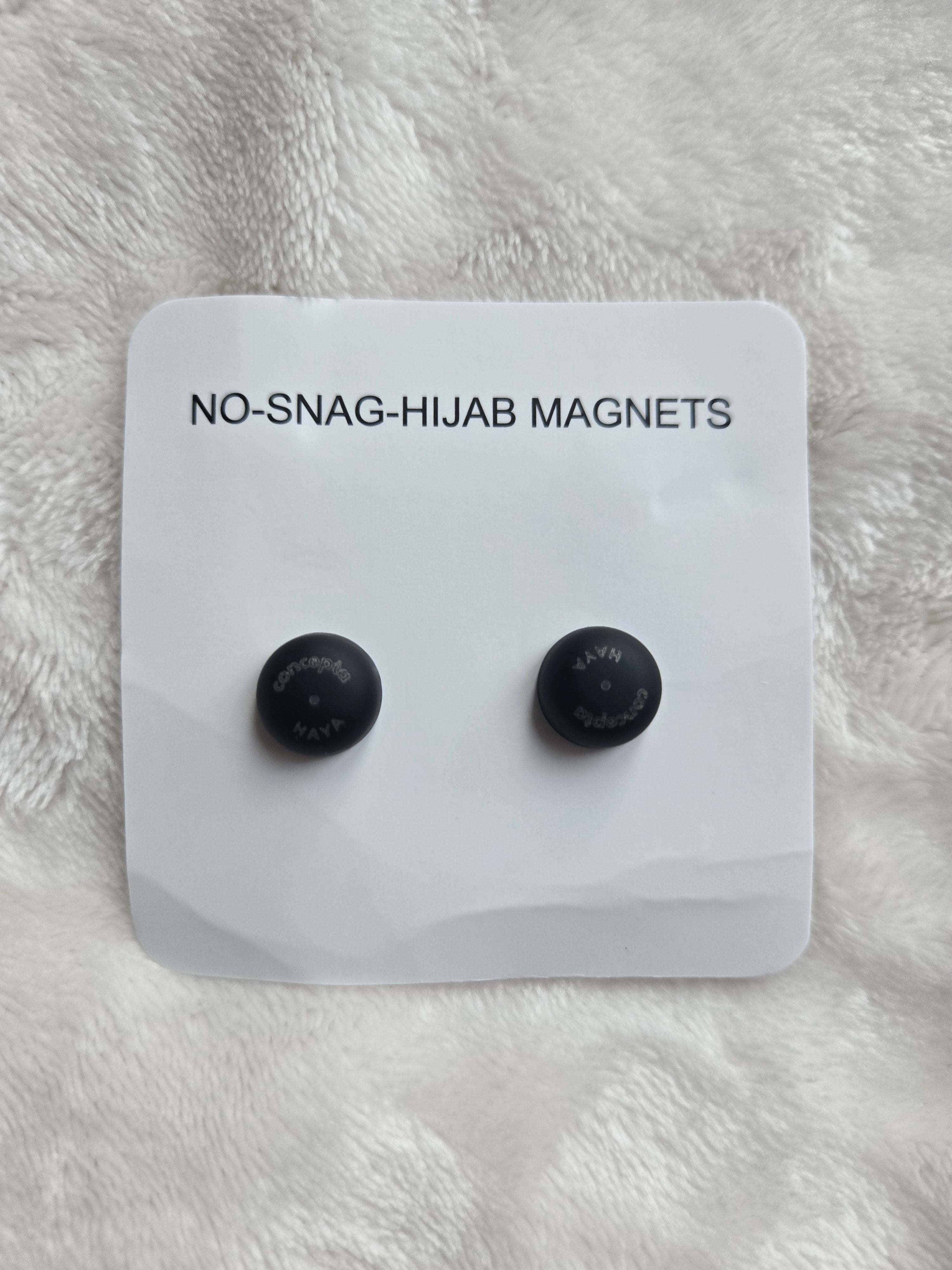 Non-Snag Hijab Magnets Solid Colours Branded & Palestine Keffiyeh  – Pack of 2 Pairs | Strong & Rounded