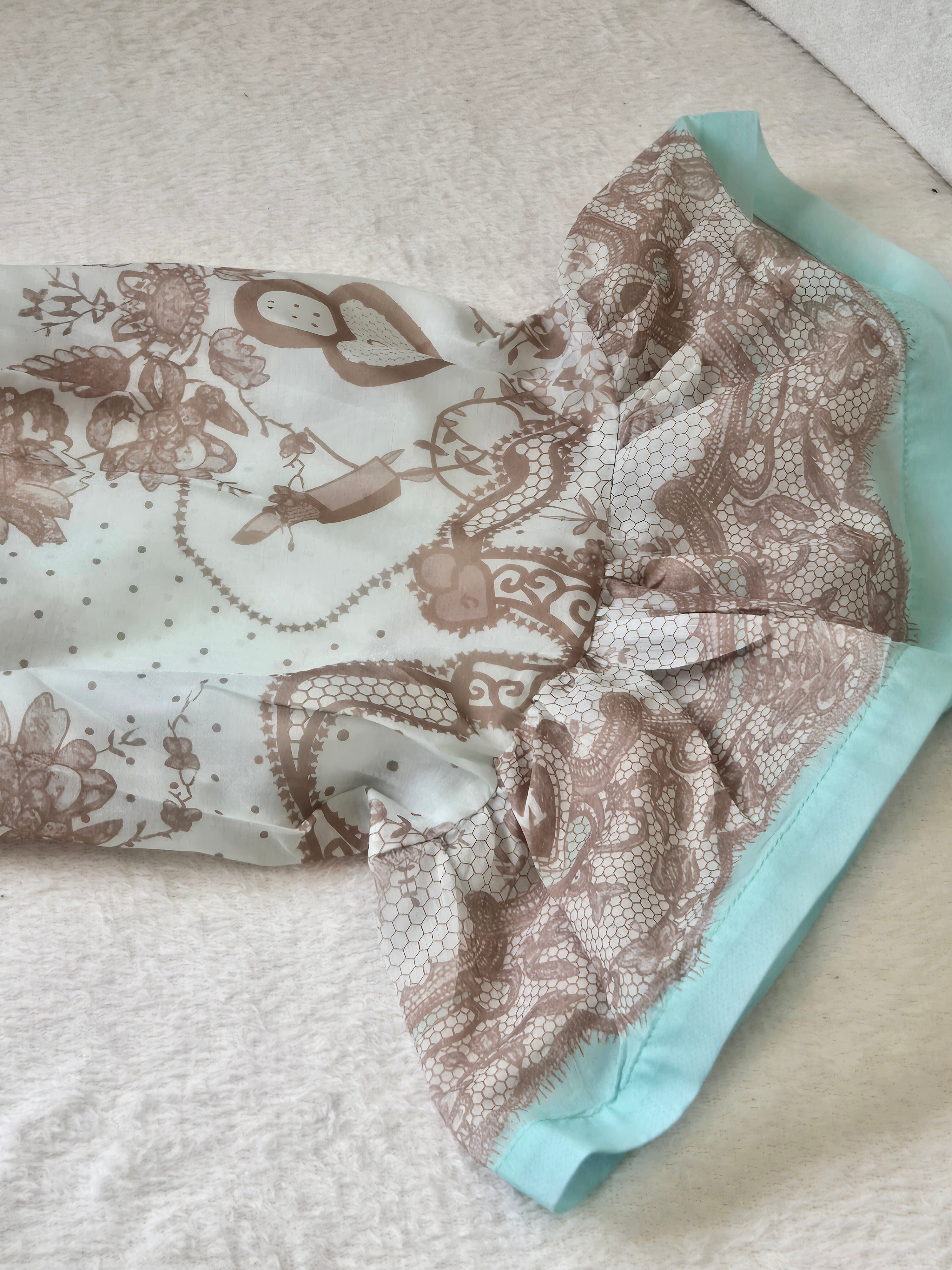 Olivia 2 Piece Blouse and Skirt Set French Ruffles Lightweight & Soft | Ethereal Collection