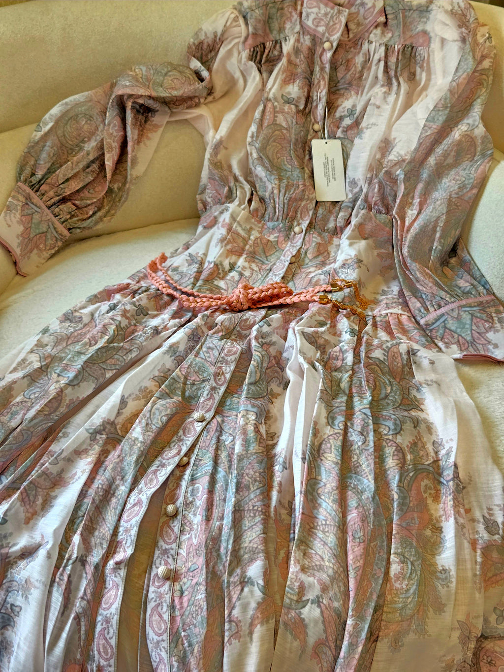 Rose Luxury Premium Maxi Dress French Ruffles Lightweight & Soft | Ethereal Collection