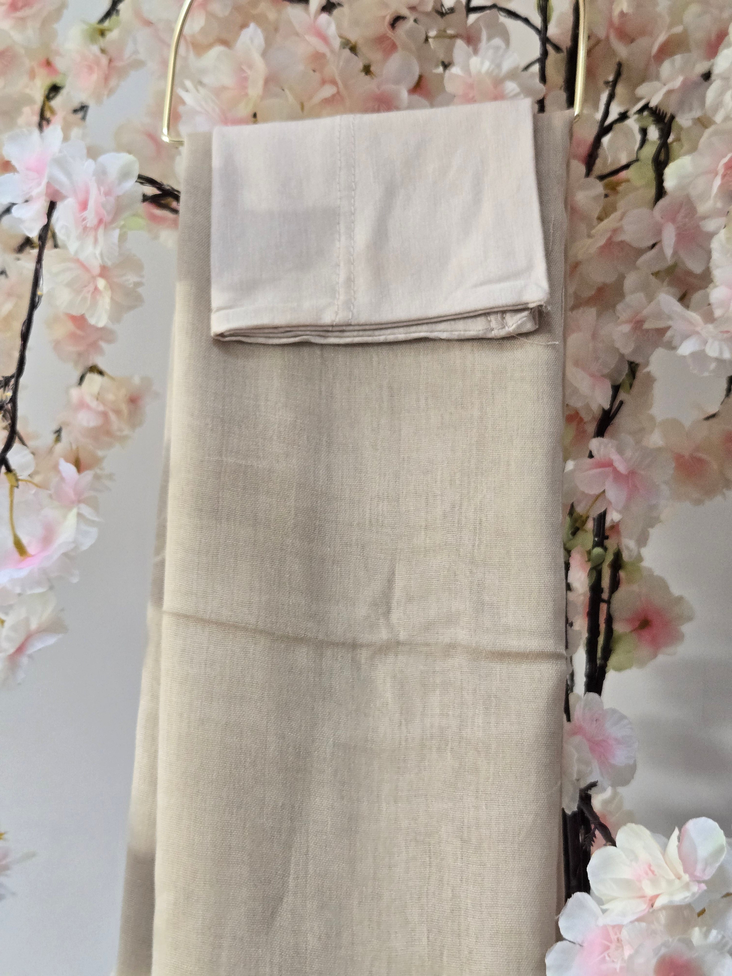 Bamboo Modal Hijab & Cap Set 2 Piece Concepta Haya Original Modal Scarf Double Stitched Breathable Soft