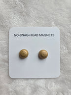 Non-Snag Hijab Magnets Solid Colours Branded & Palestine Keffiyeh  – Pack of 2 Pairs | Strong & Rounded