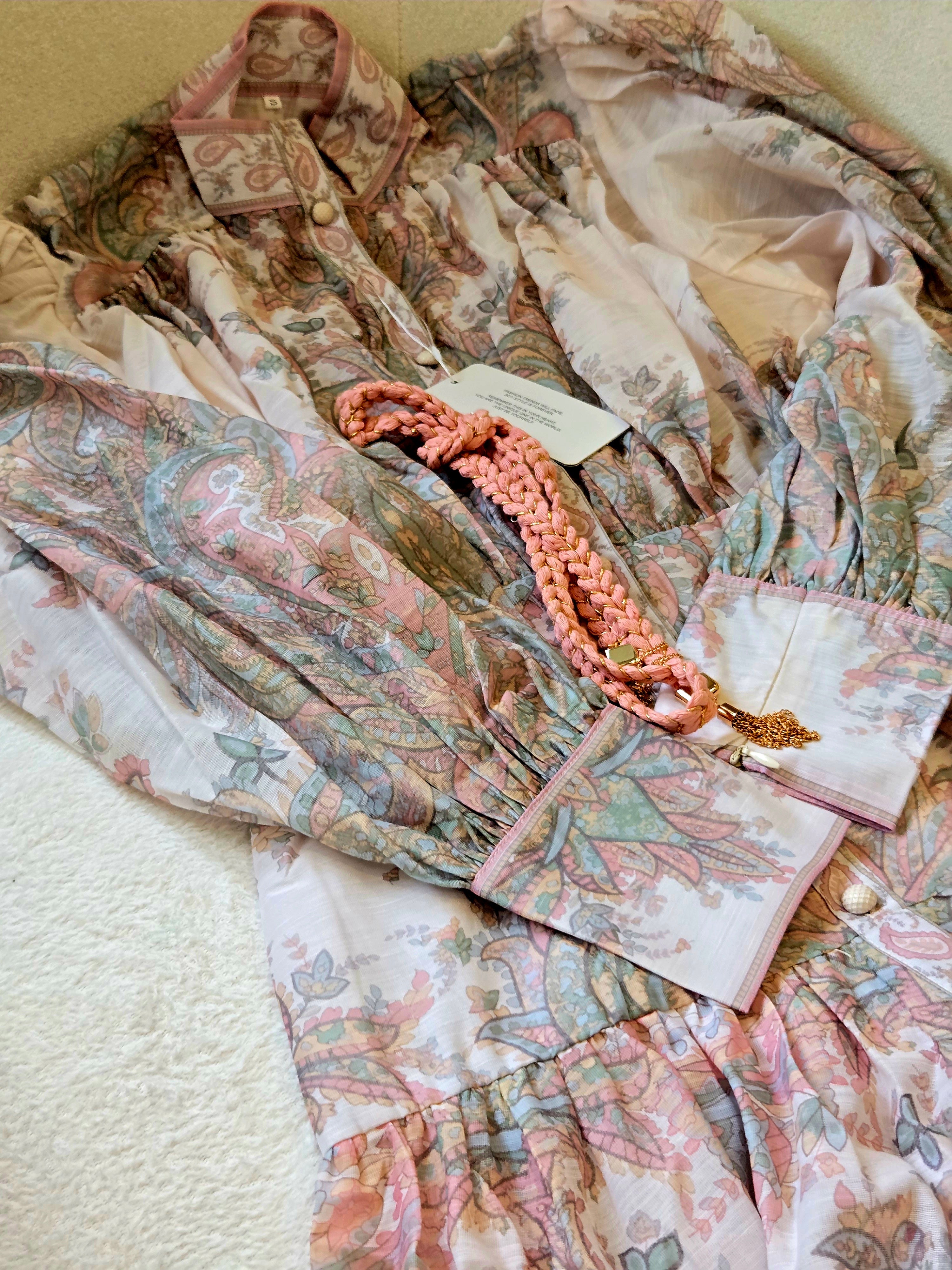 Rose Luxury Premium Maxi Dress French Ruffles Lightweight & Soft | Ethereal Collection