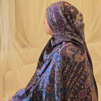 Pashmina Scarf – Cashmere‑Feel, Wind‑Resistant, Woven Paisley Jacquard (70×200cm)