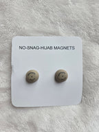 Non-Snag Hijab Magnets Solid Colours Branded & Palestine Keffiyeh  – Pack of 2 Pairs | Strong & Rounded